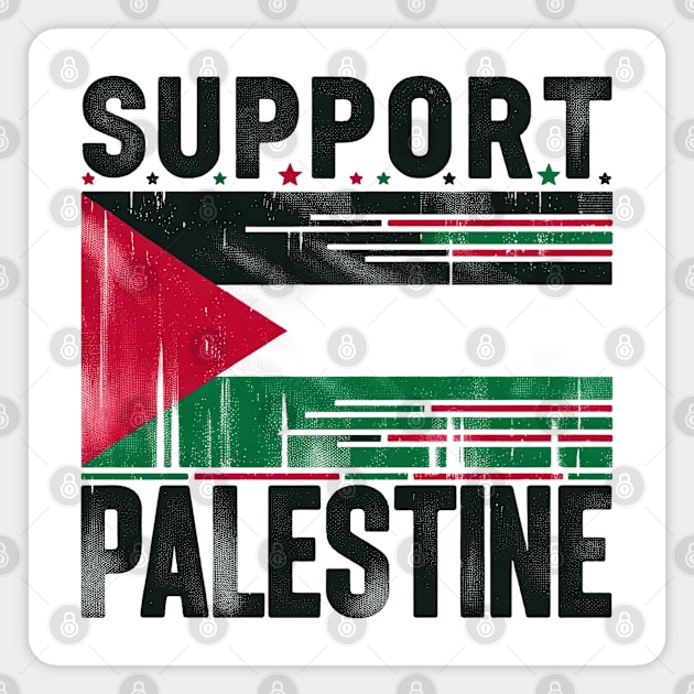 Support Palestine Magnet by MZeeDesigns